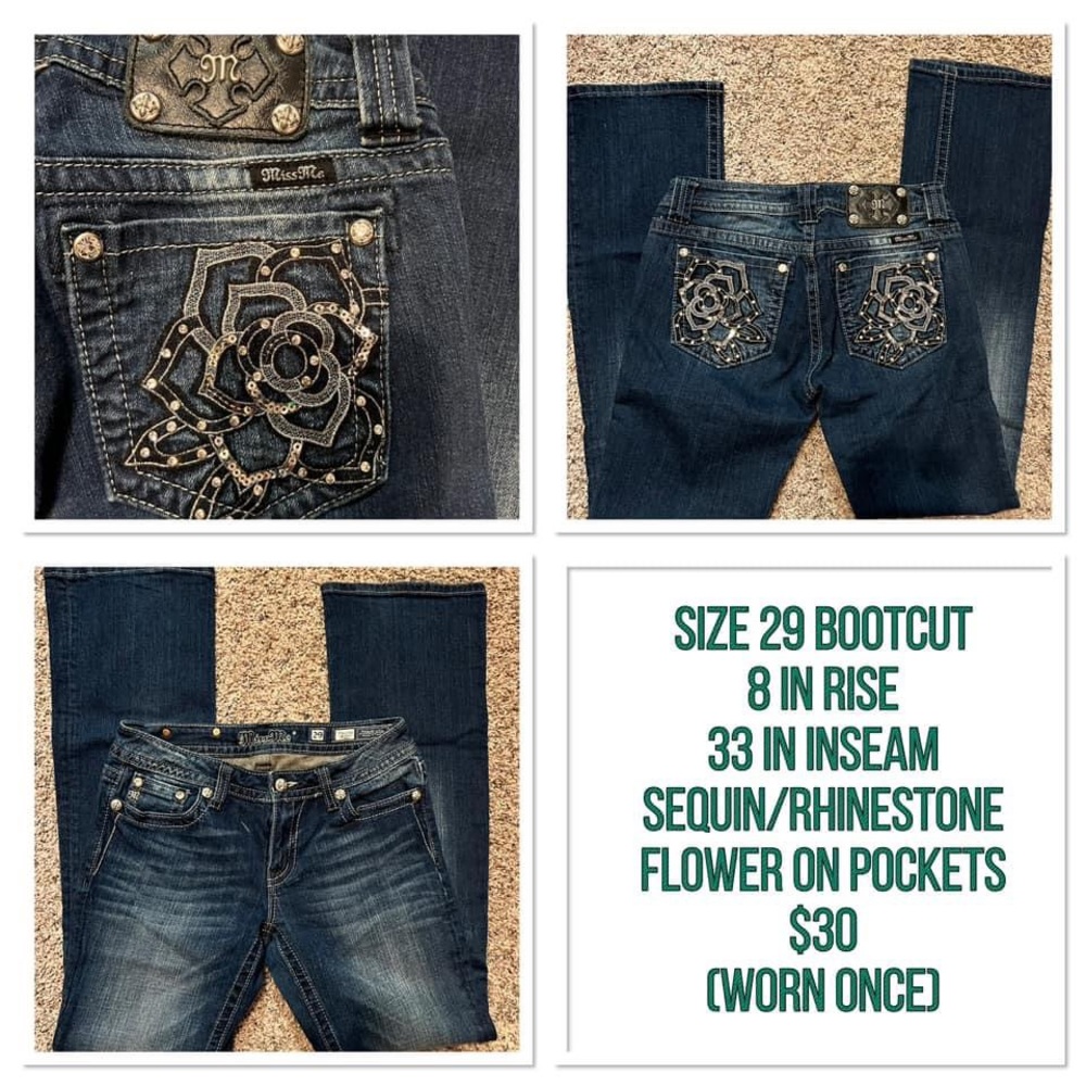 Size 29 Miss Me jeans